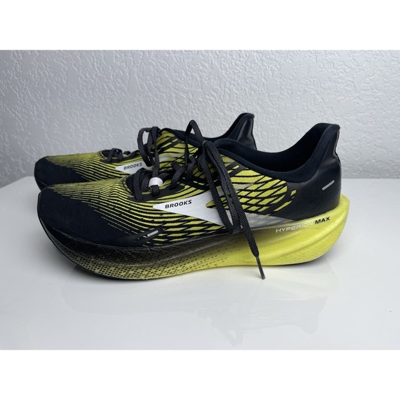 Brooks Hyperion Max Mens Size 10.5 D Black Blazing Yellow 1103901D078